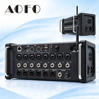 Console de mixage audio numérique XR16, mixeur portable 16 canaux avec fonction d'enregistrement stéréo intégrée Wi-Fi et USB
