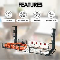 Étagère de bureau de qualité supérieure avec vis pour la gestion des fils Organisateur de fil de bureau Hauteur réglable Métal en aluminium