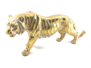 Statua di Tigre in Resina Personalizzata a Grandezza Naturale, Stile Buddista, Dipinta a Mano, Figurina Decorativa per <span class=keywords><strong>Giardino</strong></span> e Casa - Product Image 2