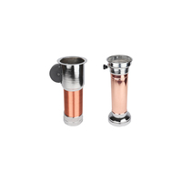 PINNOVO Tuyau d'évacuation de fumée pour barbecue coréen en acier inoxydable, tuyau télescopique pour barbecue, extracteur de fumée pour barbecue coréen