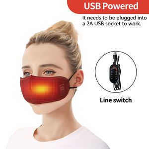 แผ่นประคบร้อนจมูกไฟฟ้า สำหรับฤดูหนาว ปรับอุณหภูมิได้ 3 ระดับ ขนาดกลาง คลาส 1 สำหรับผู้มีอาการคัดจมูก - Product Image 5