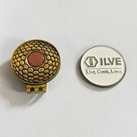 Clips magnétiques en PVC pour chapeaux et casquettes de golf avec marqueur de balle et clip pour serviette - Accessoires de golf personnalisables avec logo et couleur