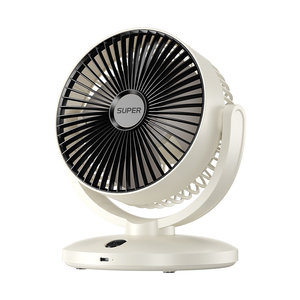 Ventilateur portable à brume d'eau pour voiture, confort optimal, moteur sans balais, batterie rechargeable, 5W, cinq vitesses, ultra-silencieux 29dB, pliable - Product Image 1