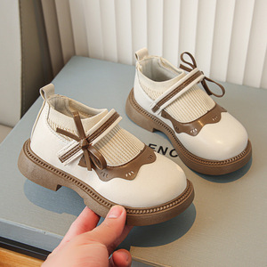 Zapatos de Vestir de Piel Sintética para Niñas, Estilo Princesa, con Suela Suave, para Otoño - Product Image 3