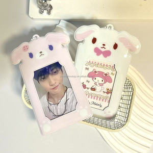GOSS Kpop Creative New Korean <span class=keywords><strong>Card</strong></span> Holder Style <span class=keywords><strong>Clip</strong></span> de tarjeta de PVC de 3 pulgadas para álbumes de fotos de celebridades coreanas para Kpop Fans Gift 2026 - Product Image 4