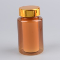 Botol Suplemen Kesehatan HDPE Populer Berkualitas Tinggi dengan Tutup Sekrup Bentuk Silinder, Cetak UV/Silk Screen, Asal Zhejiang