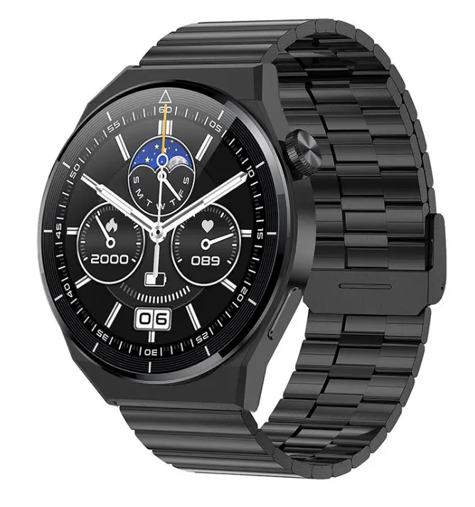 Originale GT3 MAX Smart Watch con 3 cinturini NFC 1.45 "grande cardiofrequenzimetro a schermo intero impermeabile Sport fitness SmartWatch da uomo