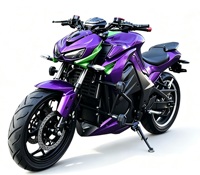 Moto de course électrique au lithium YT 72V 3000W-8000W avec moyeu de roue en acier, haute performance, vitesse 200 km/h