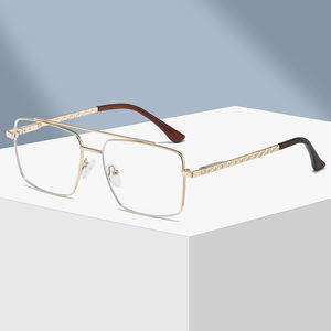2025 kim loại đôi cầu quang khung cho nam giới kinh doanh cổ điển phong cách kính Khung thời trang Kính mắt <span class=keywords><strong>Frames</strong></span> - Product Image 2