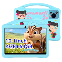 Tablet Anak Pintar Terlaris Baru 10.1-inci HD Kamera Ganda 4000mAh Android 13 MTK Octa Core Wi-Fi GSM Slot Kartu Sim Kontrol Orang Tua