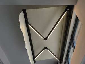 Auvent de pluie de haute qualité à bas prix, auvent à bras repliable, auvent rétractable extérieur, auvent en aluminium, couverture de patio - Product Image 3