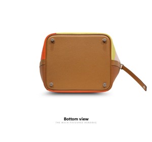 Nuevo bloque de Color de cuero de retazos 22cm cabeza de caballo cesta pintada obra maestra clásica Tono de Color rico - Product Image 6