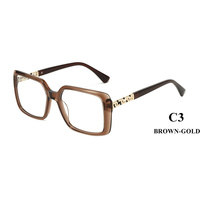 LZ17367 Lunettes de vue à monture optique en acétate à branche métallique en vente en gros