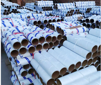 Tubes en carton d'expédition longs imprimés personnalisés tube d'expédition robuste personnalisable avec impression de logo noir