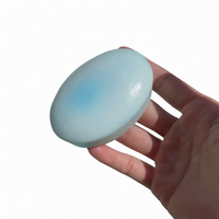 Jouets Squishy en forme de Dumpling, Pain et Gâteau au Fromage, à Rebond Lent, Bleu Marine, en Caoutchouc à Presser pour la Décompression, Unisexe, à partir de 14 ans