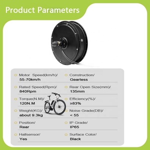 Kit <span class=keywords><strong>de</strong></span> Conversión para Bicicleta Eléctrica <span class=keywords><strong>de</strong></span> 2000W, 48V, 52V, 60V, 72V, Motor <span class=keywords><strong>de</strong></span> Buje MTX, Kit Completo con Batería <span class=keywords><strong>de</strong></span> Litio <span class=keywords><strong>de</strong></span> 13AH-40AH Opcional, Disponible en CN, UK y AU - Product Image 3