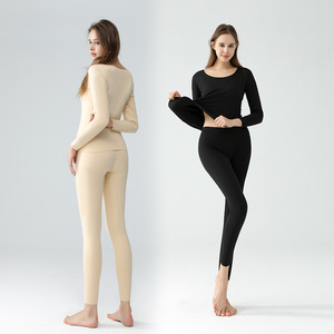 Groothandel <span class=keywords><strong>2</strong></span> Stuks Womens Lange Onderbroek Winter Naadloze Elastische Warme Ondergoed Thermisch Lange Onderbroek Sets - Product Image 3