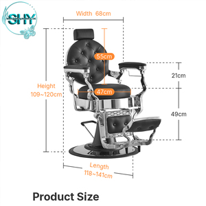 Silla de Peluquería Moderna Reclinable, Muebles para Salón de Belleza y Barbería, Silla de Barbero Hidráulica, Sillas de Barbería para Hombre - Product Image 6