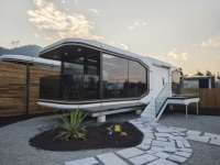 CGCH Capsule Préfabriquée, Maison Bureau Modulaire Pomme pour Terrain Inutilisé, Villa Cabine Modulaire Préfabriquée Pomme pour Hôtel