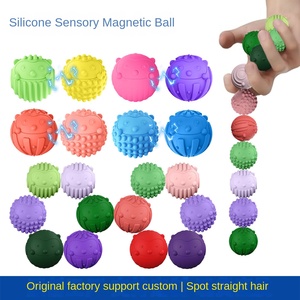 Pour <span class=keywords><strong>Amazon</strong></span> transfrontalière nouvelle boule magnétique de décompression en Silicone ronde sensorielle jouets en pierre magnétique pour enfants-pour les fêtes - Product Image 2