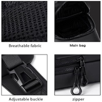 Hoge Kwaliteit Waterdichte Crossbody Borst Schoudertas Custom Logo Outdoor Reis Sling Tassen Voor Mannen