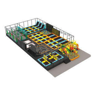 Solución Integral para Parque de Trampolines Comercial de 400 m², Diseño Personalizado de Área de Juegos Interior, Planificación de Espacio para Parque de Trampolines - Product Image 5