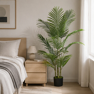 JWS4272 Palmera Artificial Verde, Palmera Areca Artificial Decorativa para Interiores, Planta Artificial para Sala de Estar, Hotel, Oficina, Decoración - Product Image 1