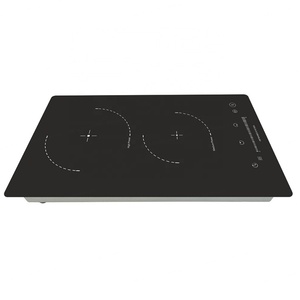 Table de cuisson électrique encastrable à infrarouge céramique 2 brûleurs avec contrôle tactile par capteur 3KW - Product Image 3