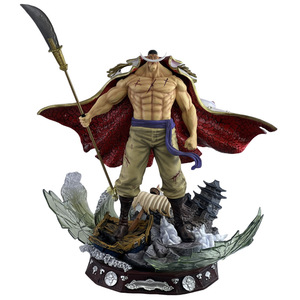Ones Pieces Animation Main Tiens Barbe Blanche PT Barbe Blanche <span class=keywords><strong>Guerre</strong></span> Dommages Buste Statue Modèle Pvc Anime Action Figure - Product Image 6