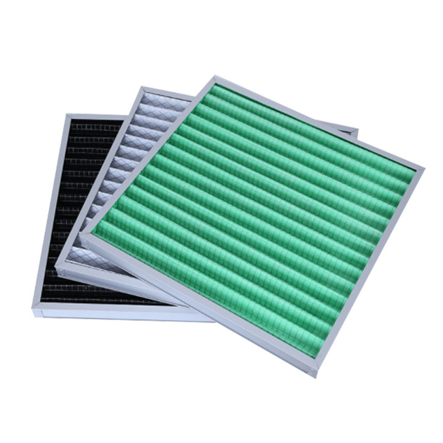 Washable Metal Square Panel Pleated Industrial Pre Air Filter G3 G4 MERV6 MERV7