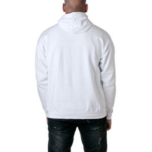 Personalizado de alta calidad de peso pesado de gran tamaño Streetwear Basics algodón mezclado hombres Sudadera con capucha Unisex liso cremallera completa sudadera estampado - Product Image 5