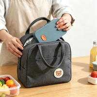 Sac à lunch portable Golife personnalisé, doublure en aluminium épaisse, isolé, 3L, tissu Oxford imperméable, fermeture éclair, pour le travail