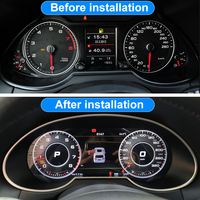 Écran d'affichage numérique STWEI pour tableau de bord Audi Q5 2009-2018, mise à niveau du compteur de vitesse avec CarPlay et Android Auto, 12,3 pouces
