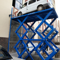 Plateforme élévatrice de voiture fixe de 5 m, utilisation domestique, élévateur de voiture à ciseaux hydraulique vertical, élévateur de marchandises