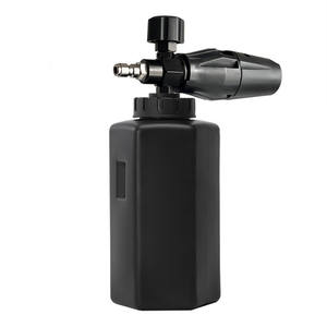 काले लेपित बर्फ फोम पीतल सामग्री फोम तोप के लिए 1/4 त्वरित कनेक्टर के साथ उच्च दबाव कार वॉश फोम बंदूक - Product Image 1