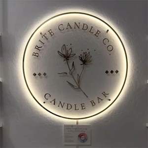 商务标志定制亚克力霓虹灯标志标志可定制尺寸壁挂式装饰和水疗沙龙照明公司名称 - Product Image 5