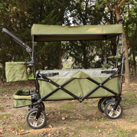 Chariot de plage chariot de camping chariot pliant chariot double Decker bébé poussette chariots pliants