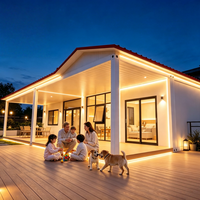 Maison modulaire préfabriquée détachable en conteneur, écologique, respirante, design moderne, cabanes de vacances, bureau