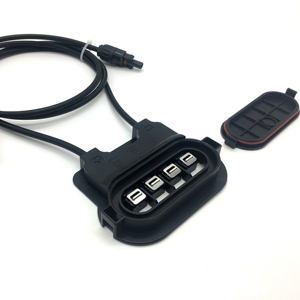 TUV chứng nhận IP67 panel năng lượng mặt trời hộp nối với 4-cách kết nối và 3-Diode hệ thống cho năng lượng mặt trời bipv dự án - Product Image 1