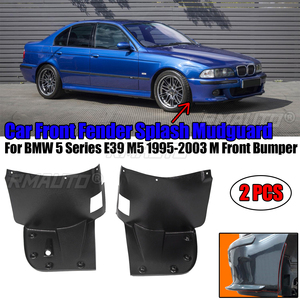 แผ่นกันโคลนล้อหน้ารถยนต์ BMW ซีรีส์ 5 E39 M5 ปี 1995-2003 จำนวน 2 ชิ้น สำหรับด้านซ้ายและขวา ทำจากพลาสติก ABS - Product Image 1