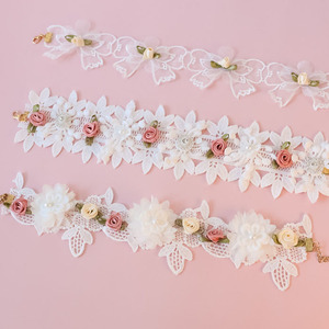 <span class=keywords><strong>Collar</strong></span> de perro retro encaje Bowknot Rosa flor mascota gato <span class=keywords><strong>Collar</strong></span> - Product Image 6