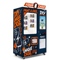 Distributeur automatique de coques de téléphone entièrement automatique, distributeur de coques de téléphone DIY pour les projets de vente au détail dans les complexes de bureaux d'entreprise