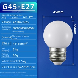 G45 <span class=keywords><strong>G95</strong></span> <span class=keywords><strong>Globe</strong></span> <span class=keywords><strong>LED</strong></span> bóng đèn dây tóc E27 cơ sở, mờ màu trắng sữa 3W 5W 7W 12W 15W bóng đèn Edison cổ điển cho chiếu sáng trong nhà - Product Image 4