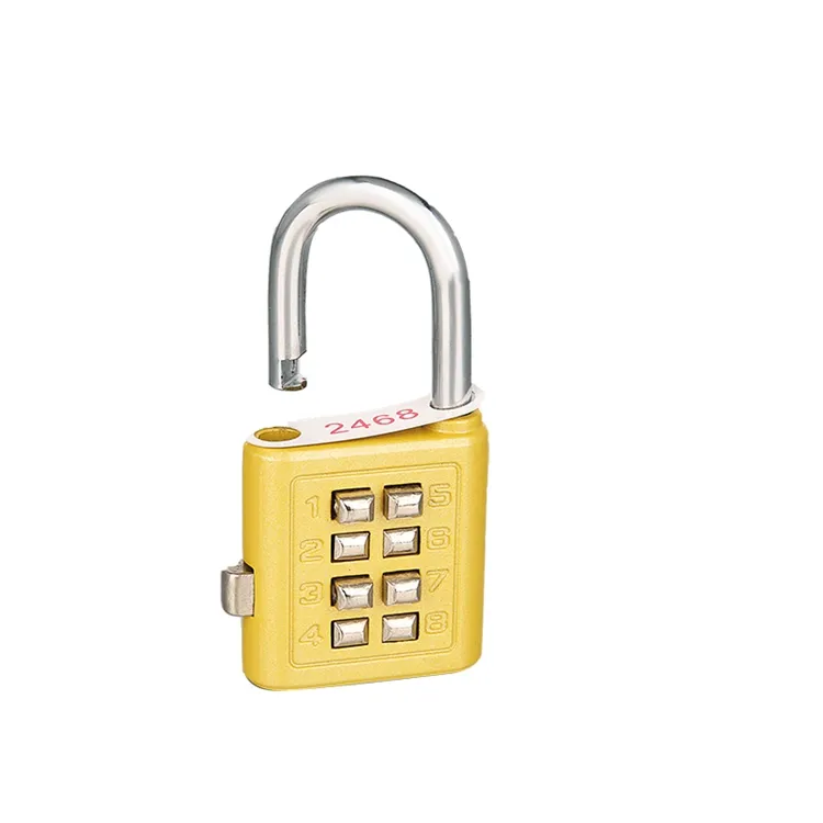 헤비 듀티 8 자리 코드 안전 최고 보안 푸시 버튼 조합 자물쇠