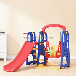 Equipo de Juegos para Niños VSUCH, Área de Juegos <span class=keywords><strong>Infantil</strong></span>, Juguetes para Bebés, Tobogán de Plástico, <span class=keywords><strong>Columpio</strong></span> <span class=keywords><strong>y</strong></span> Tobogán Interior <span class=keywords><strong>y</strong></span> Exterior para Niños - Product Image 6