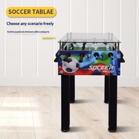 Table de baby-foot standard en MDF pour deux joueurs, divertissement de bar, terrain de jeu vert, adulte