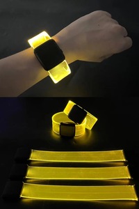Party zubehör Magnet <span class=keywords><strong>Light</strong></span> Up Armband Armband Blinklichter TPU Armbänder Event Remote <span class=keywords><strong>Coldplay</strong></span> LED Pulsera - Product Image 4