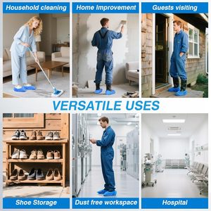 Cubierta de zapato impermeable desechable antipolvo de plástico de fabricación más vendida - Product Image 3