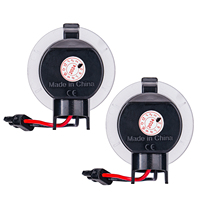 Ailead 2PCS Lampes de courtoisie LED blanches sous rétroviseur SMD 6000K Blanc Canbus pour modèles Volvo XC60 2009-2017