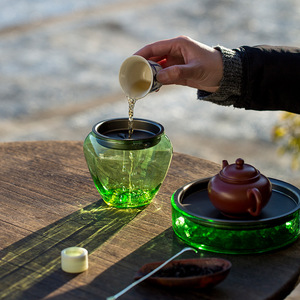 Glass <b>Tea</b> Rinsing Kettle With Filter For Chinese <b>Tea</b> <b>Set</b> Accessories Dehua Origin - Product Image 1